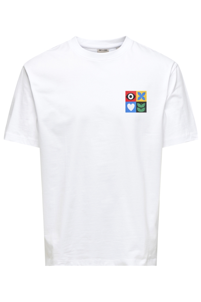 ONSFRED GIROUD RLX SS TEE 22036984 Bright White/DREAM